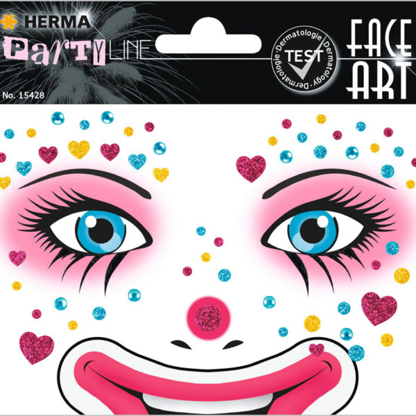 Herma Gezichtsstickers 'Clowntje Annie'