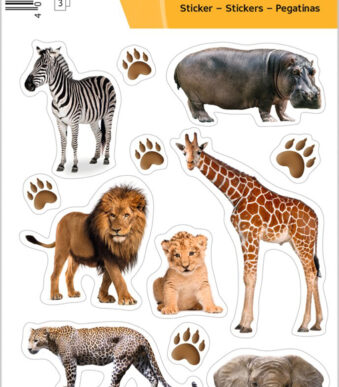 Herma Decoratiestickers 'Afrikaanse Dieren', papier
