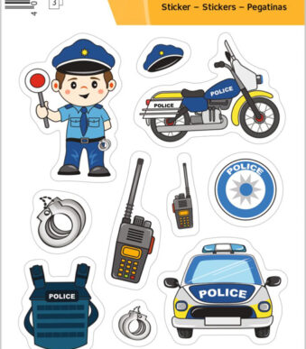 Herma stickers 'Politie', van papier