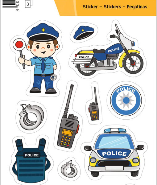 Herma stickers 'Politie', van papier