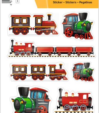 Herma Glanzende Stickers 'Trein'