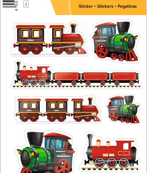 Herma Glanzende Stickers 'Trein'