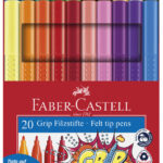 Faber-Castell Grip viltstiften, etui van 20