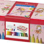 Faber-Castell Viltstiften Connect-pen, 33 kleuren in doosje.