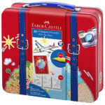 Faber-Castell vezelstiften in reiskoffer, 40 stuks