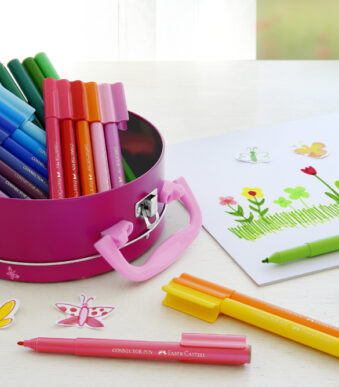 Faber-Castell Vezelpotloden CONNECTOR, Etui met 33 stuks