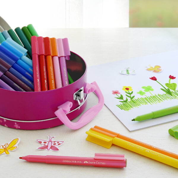 Faber-Castell Vezelpotloden CONNECTOR, Etui met 33 stuks