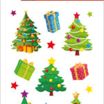 Herma kerstboomstickers decor