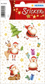 Herma kerststickers decor 'Vrolijke kerstdagen'