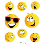 Herma Sticker Klassieke 'Vrolijk Gezichtje'