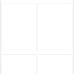 Huishoud-etiketten, 40 x 55 mm, wit