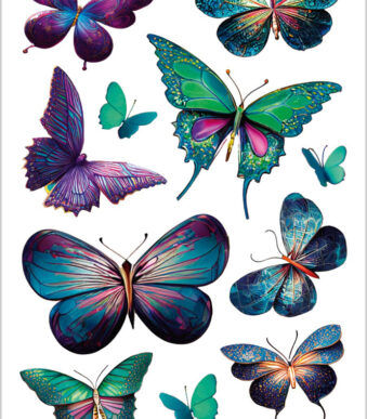 Herma Glitterstickers Magische Vlinders