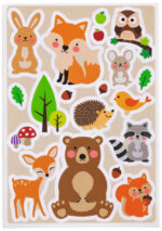 Bosetigvriendjes stickers
