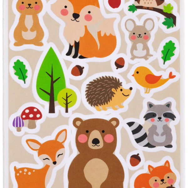 Bosetigvriendjes stickers