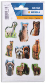 Stickervellen met alpaca's