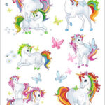 Eenhoorn-stickers voor beste vriendinnen