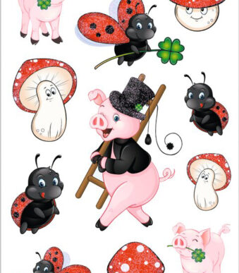 Herma geluksstickers