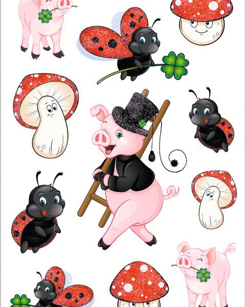 Herma geluksstickers