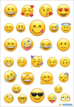 Herma Stickers 'Schattige Emoji's'