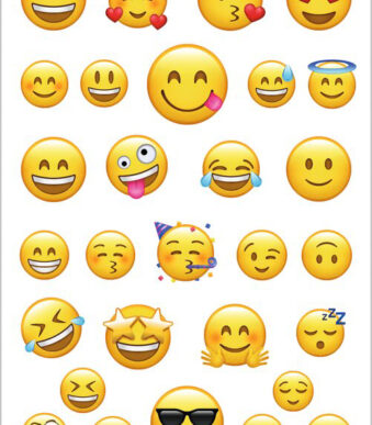 Herma Stickers 'Schattige Emoji's'
