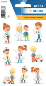 Herma-stickers 'Theo bij de kinderarts'