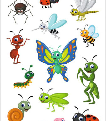 Herma Stickers Decoratief 'Kleine Kruipdiertjes'