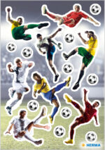 Herma Sticker Voetballers in Actie