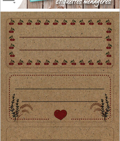 Herma huishoud-etiketten voor thuis, 76 x 35 mm