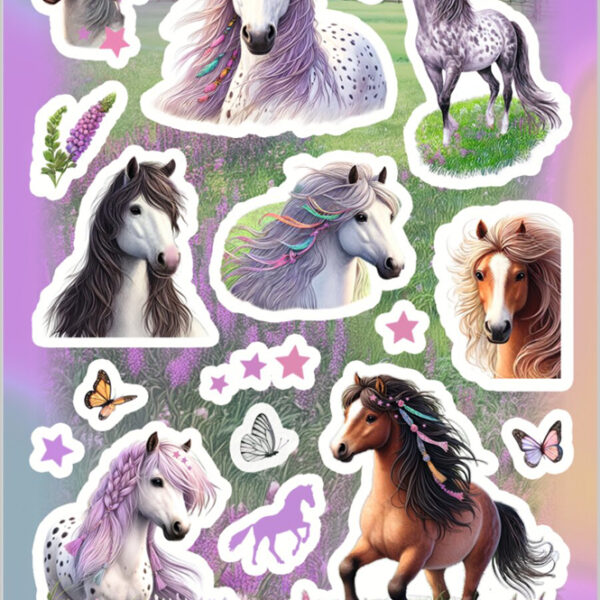HERMA Sticker DECOR Paardenwereld, papier