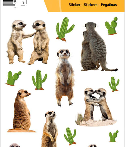 HERMA Sticker DECOR Stokstaartjes, papier