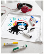 Faber-Castell textielstuffen, standaardkleuren, set van vijf