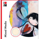 Tekenblok voor gemengde technieken, 240 x 320 mm, 300 g/m²