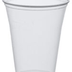 Kunststof drinkbekers polystyreen, 0,4 liter, helder, 75 stuks.