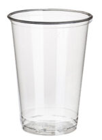 Papieren bekertjes 'pure', uit PLA, 0,2 liter.