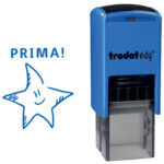 Motivatiestempel Edy 'Ster', blauw