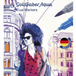 Faber-Castell Aquarelstiften, Metaalgoud Etui van 6