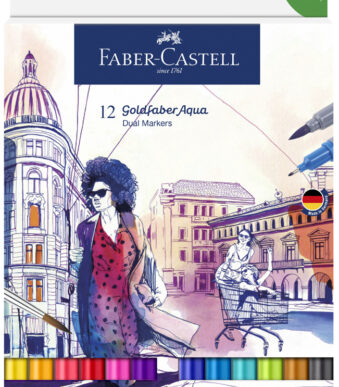 Faber-Castell Aquarelstiften GOLDFABER, etui met 12 stuks