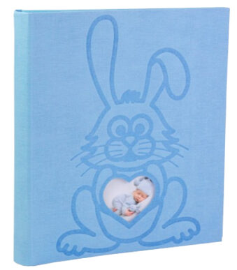 Babyplakboek Teddybeer, lichtblauw