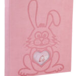 Prentalbum Teddybeer, 290 x 320 mm, roze