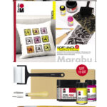 Marabu Textiel Transferset 'Zachte Linodruk & Kleuring'