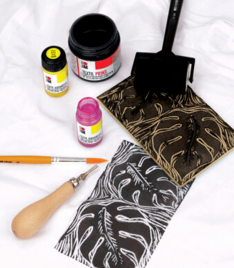 Marabu Textiel Transferset 'Zachte Linodruk & Kleuring'