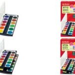 Dekverf-buisjesbox - 12 kleuren, kunststof