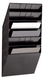 Duurzame wandbrochurehouder 'Flexidoos 6', A4, 6 vakken