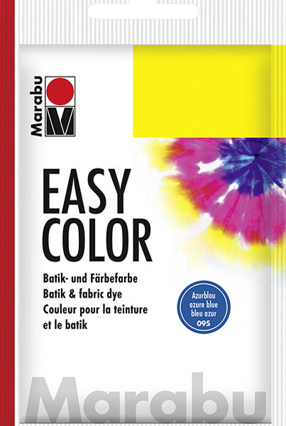Marabu Batik- en verfkleur 'EasyColor', 25 g, azuurblauw.
