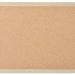 Kurken prikbord met houten lijst