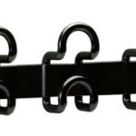 Wandkapstok 'FIL 343', 3 haken, kleur: zwart