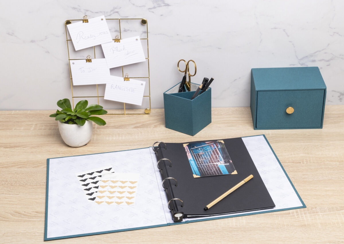 Fotoalbum 'Office by Me', blauwgroen, 290 x 320 mm