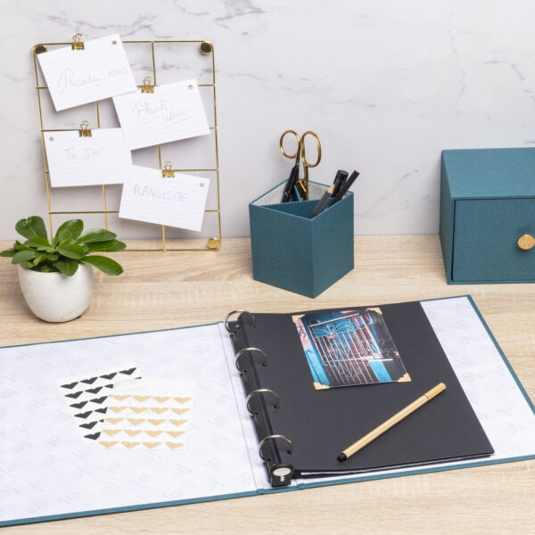 Fotoalbum 'Office by Me', blauwgroen, 290 x 320 mm