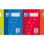 Junior schrijfschrift 'Pootjes', formaat A5, lijnopdruk tweede leerjaar.