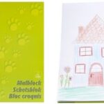 Oxford Junior Knutselschrift 'Pootjes', A4-formaat, 100 vellen, geperforeerd